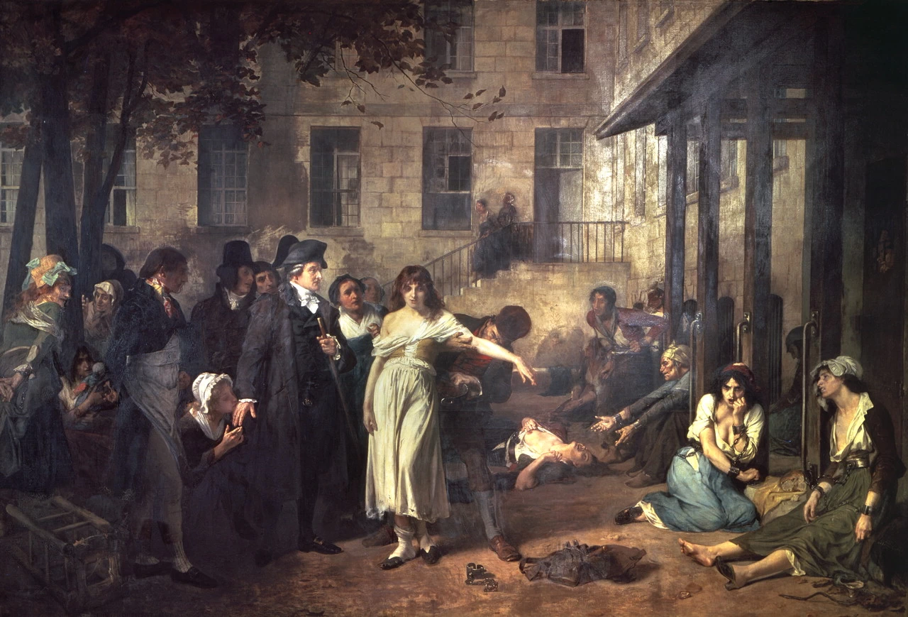 Philippe Pinel alla Salpêtrière